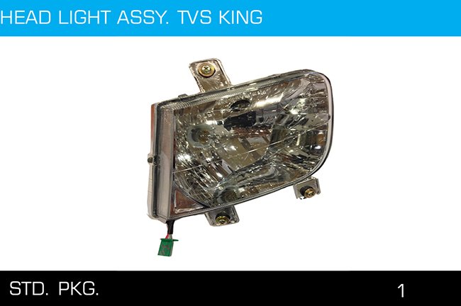 HEAD LIGHT ASSY TVS KING HEAD LIGHT ASSY TVS KING